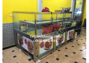 Tủ quầy bán bún thịt nướng Tủ quầy bán bún thịt nướng